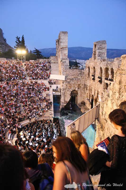 ODEON HERODES ATTICUS OPERA WHAT TO DO IN ATHENS A BLONDE AROUND THE WORLD-5