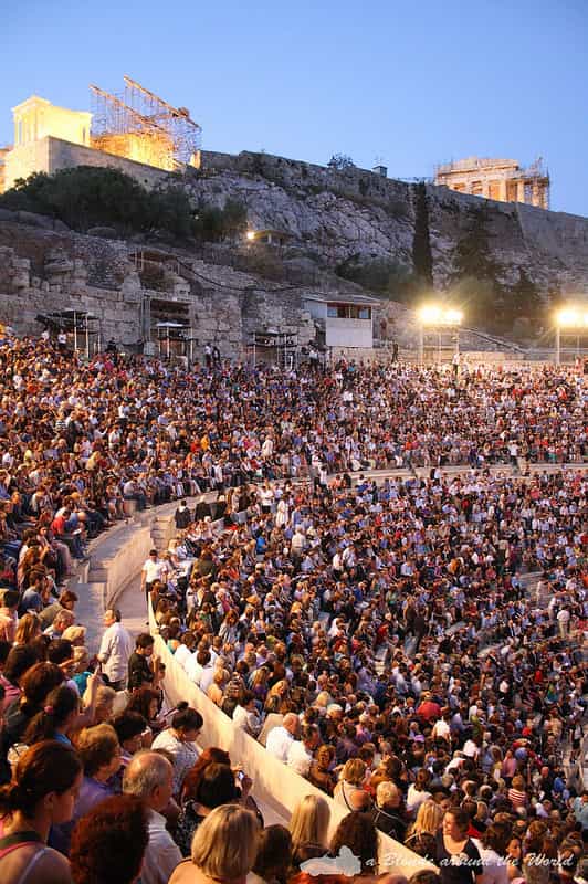 ODEON HERODES ATTICUS OPERA WHAT TO DO IN ATHENS A BLONDE AROUND THE WORLD-4